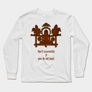 Lord Mahavira jainism quotes 5 Long Sleeve T-Shirt